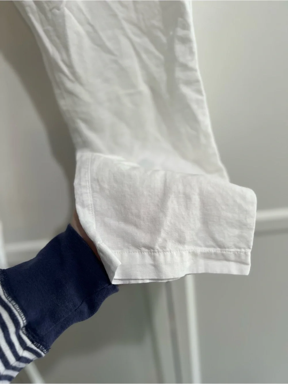 Women’s Columbia Linen and Cotton Blend White Pant